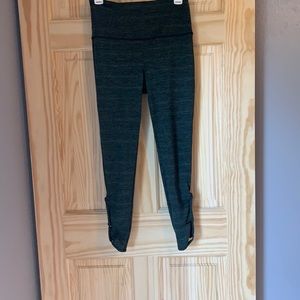 Free People green high waisted leggings